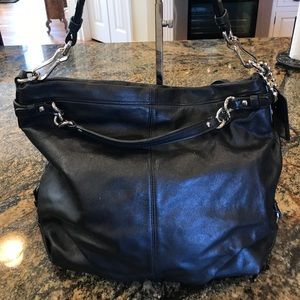 ⚡️BLACK FRIDAY SALE Blk Leather Coach Hobo
