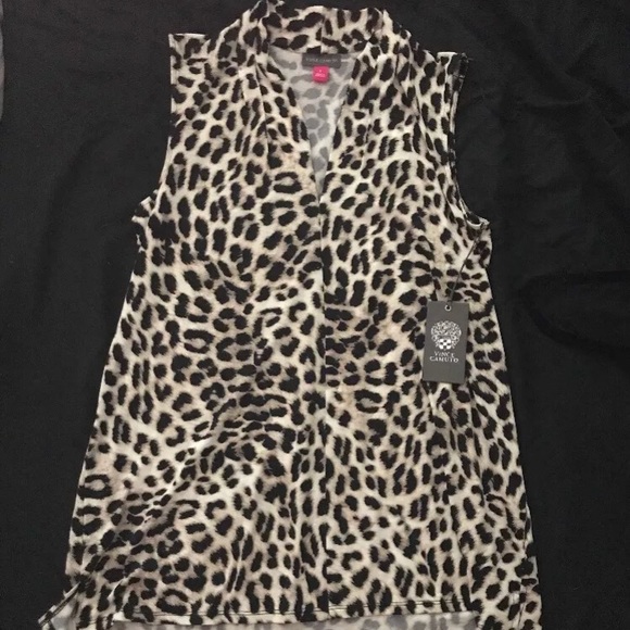Vince Camuto Animal Print Tank •NWT• - Picture 1 of 4