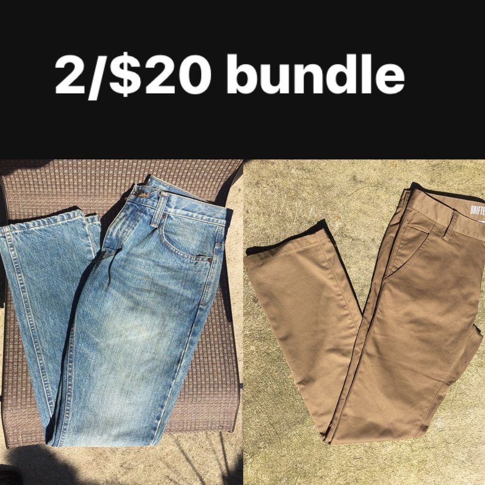 BUNDLE: PANTS 2/$15 SHORT TIME ONLY!!