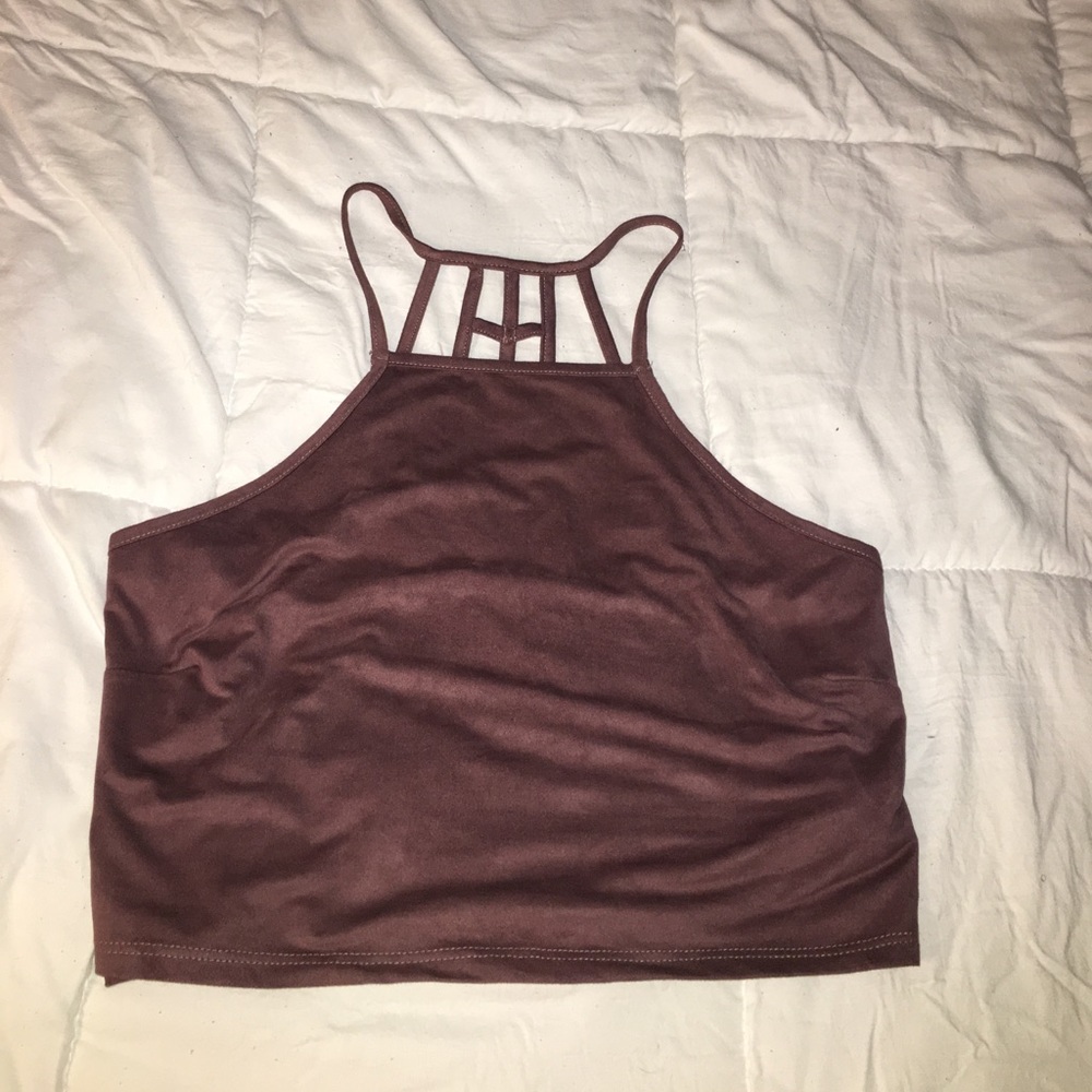 Suede Tank Top