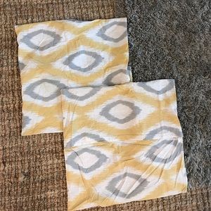 West Elm Other Ikat Euro Pillow Shams Poshmark