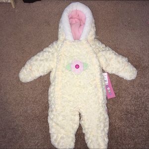 Faux Fur Winter Bunting 3-6m