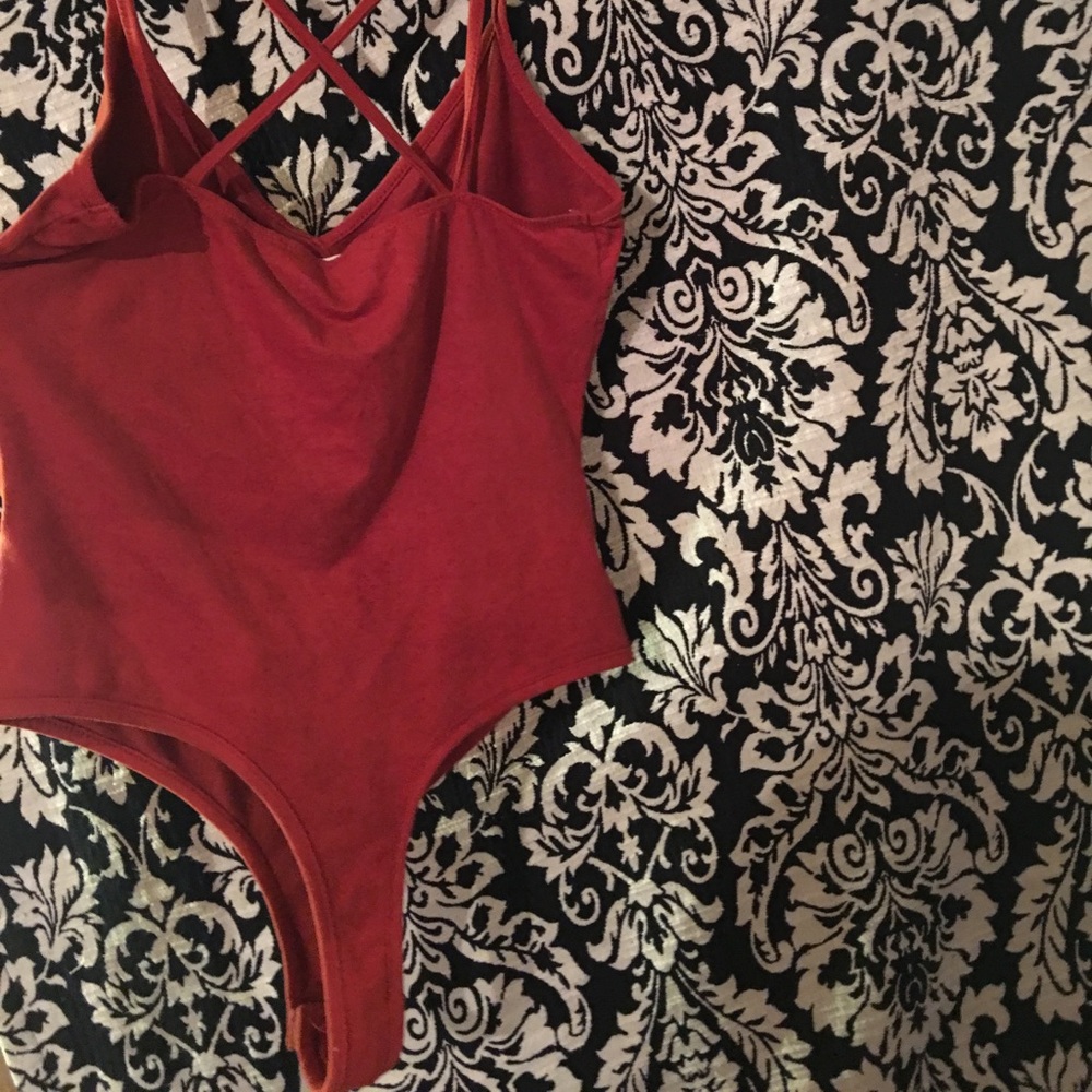 Orange reddish Body suit