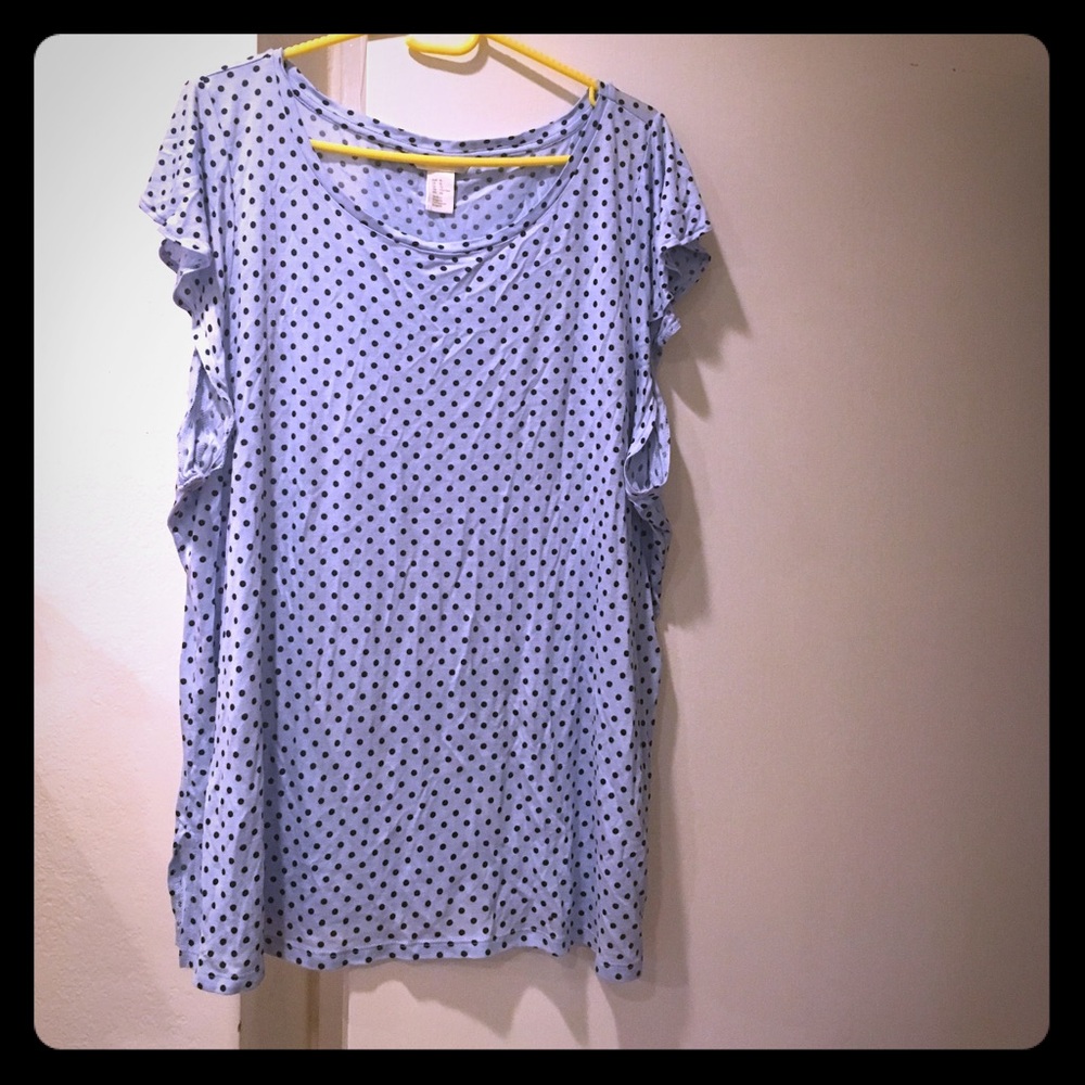 Hm xl polka dot blouse