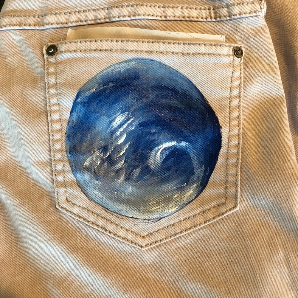Upcycled, Hand Painted! 🌎