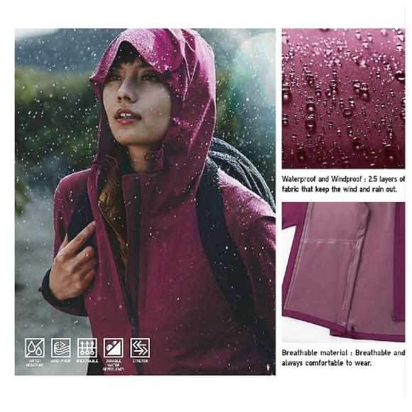 NWT WOMEN BLOCKTECH PARKA PINK XS - Picture 5 of 8