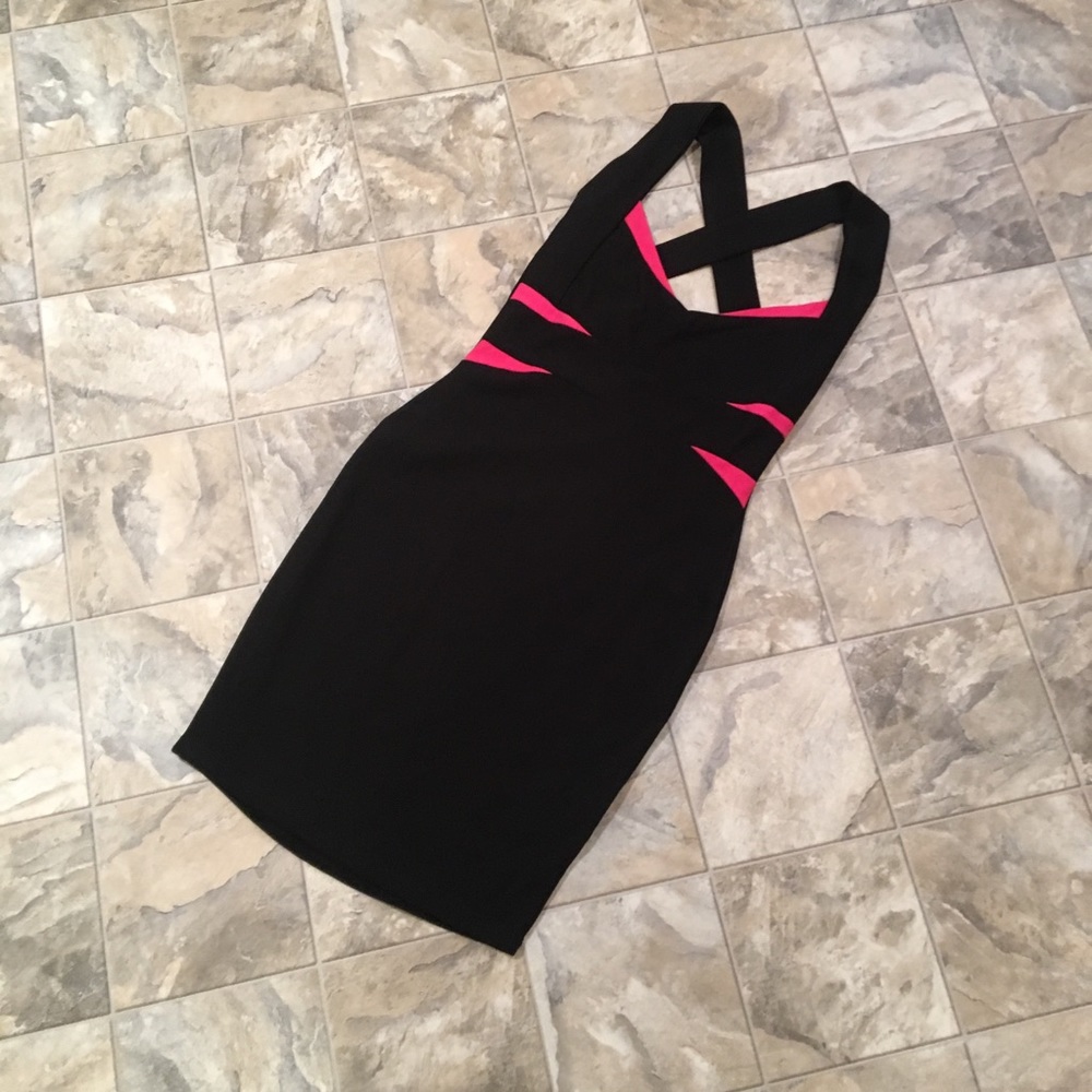 NWOT SABORA bodycon mini dress
