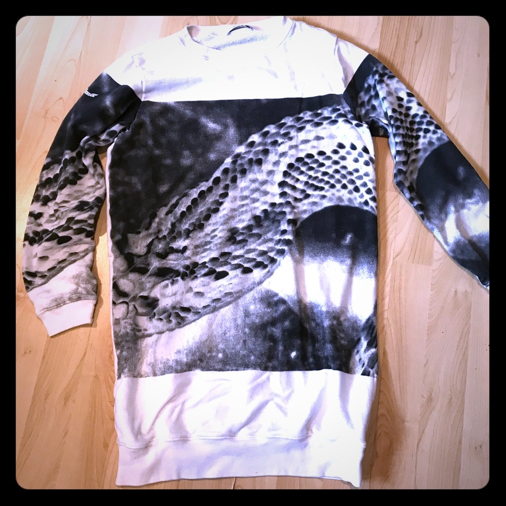 Diesel Tunic Snakeskin Sweater
