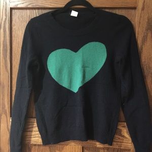 J.Crew Heart Sweater