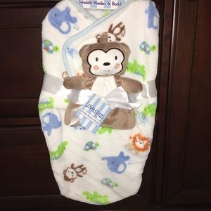 LOVESPUN Swaddle & Buddy 0-6m