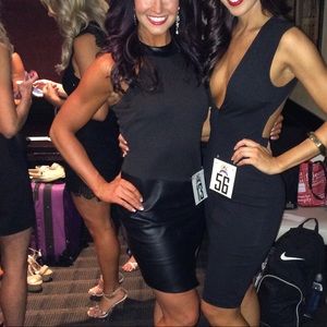 Black cocktail dress