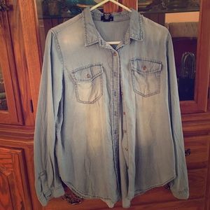 Denim style shirt