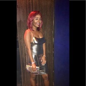 Metallic dress