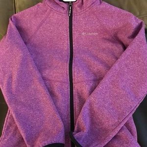 Girls Medium Columbia Zip Up