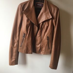 Johnston and Murphy Featherweight Leather Jacket