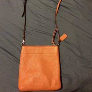 Coach Tan Cross body Purse