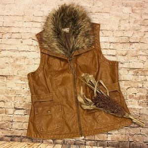 Dressbarn Faux Fur /Vest
