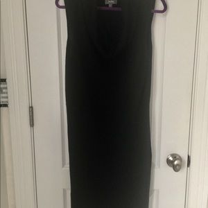 Neiman Markus black cashmere dress
