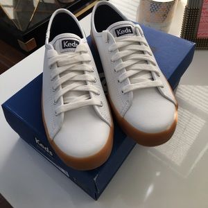 Keds Shoes - Keds Ave Leather with White/Gum Sole Keds Shoes - Keds Ave Leather with White/Gum Sole