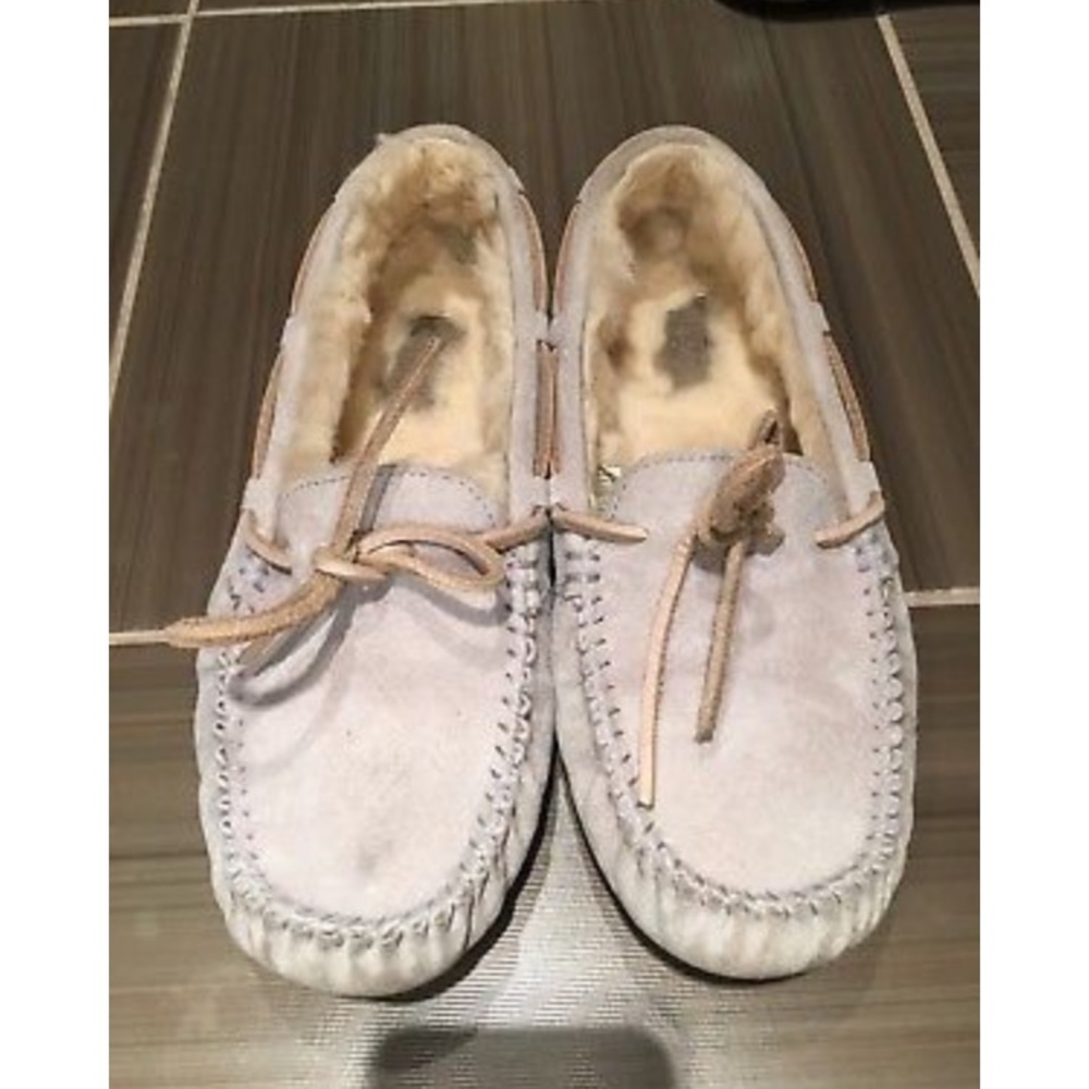 Ugg moccasins size 8 light lavender