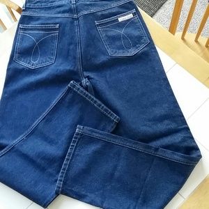 Womens Calvin Klein blue jeans