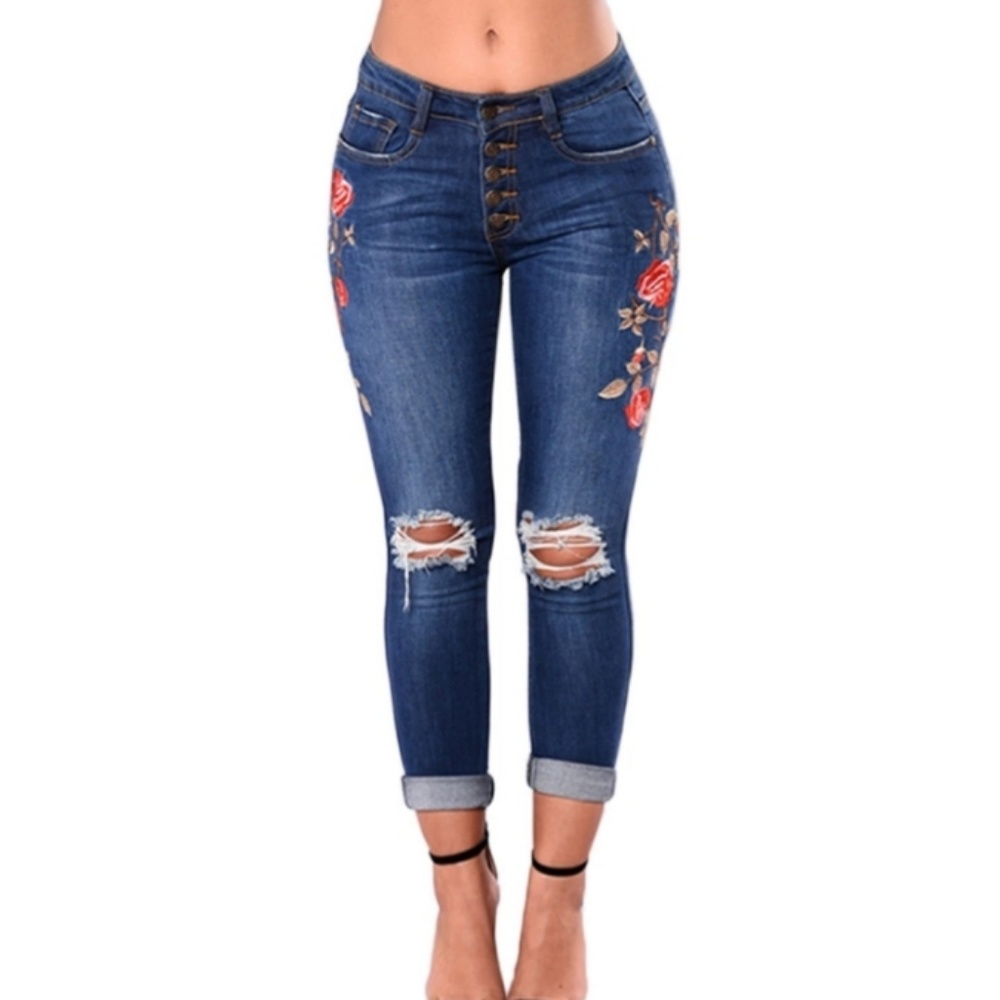 Ripped Jeans For Women 2017 Women Jeans Pencil Pan