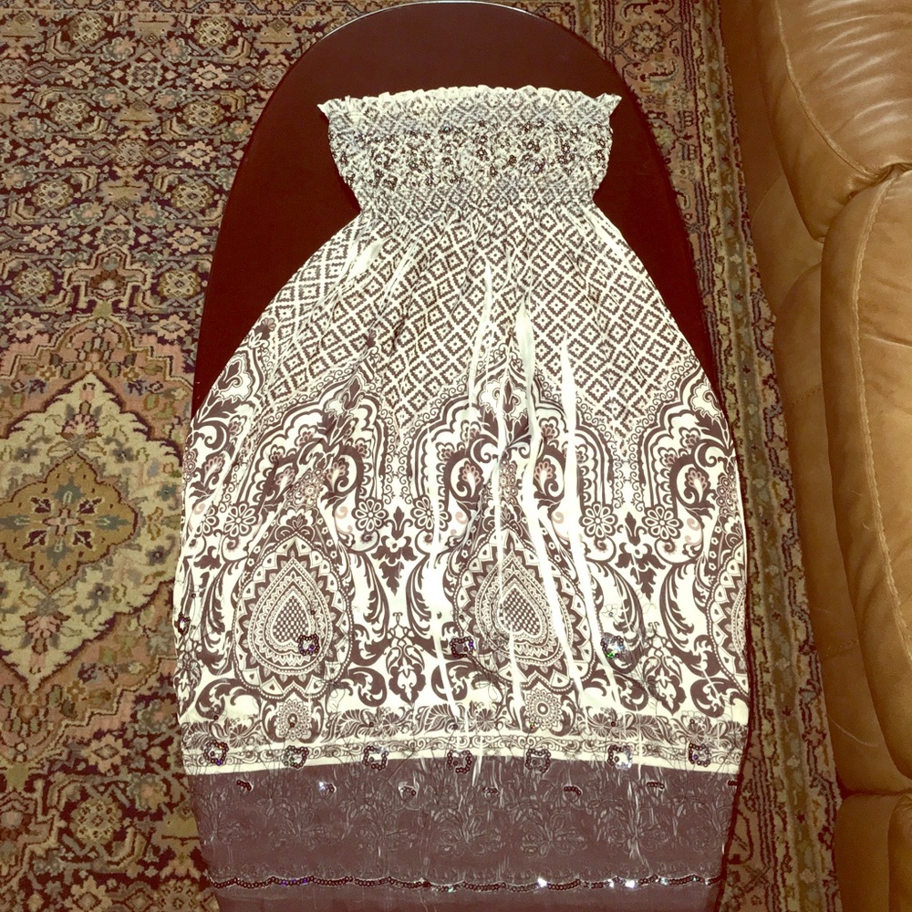 Strapless dress