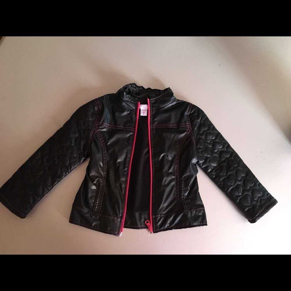 4T coat. Leather like