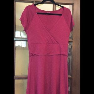 Horny Toad Wrap Dress Raspberry