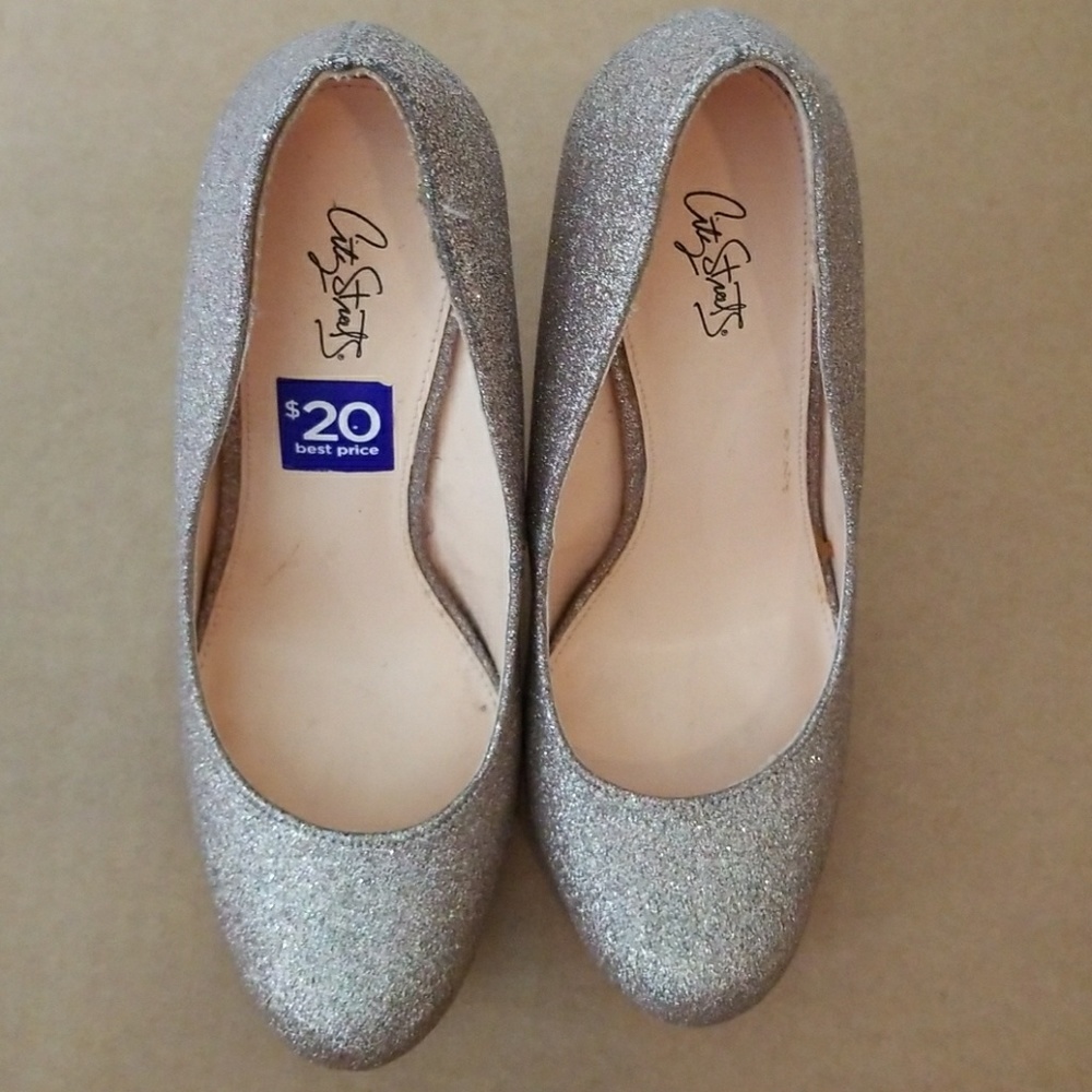 Sparkly high heels