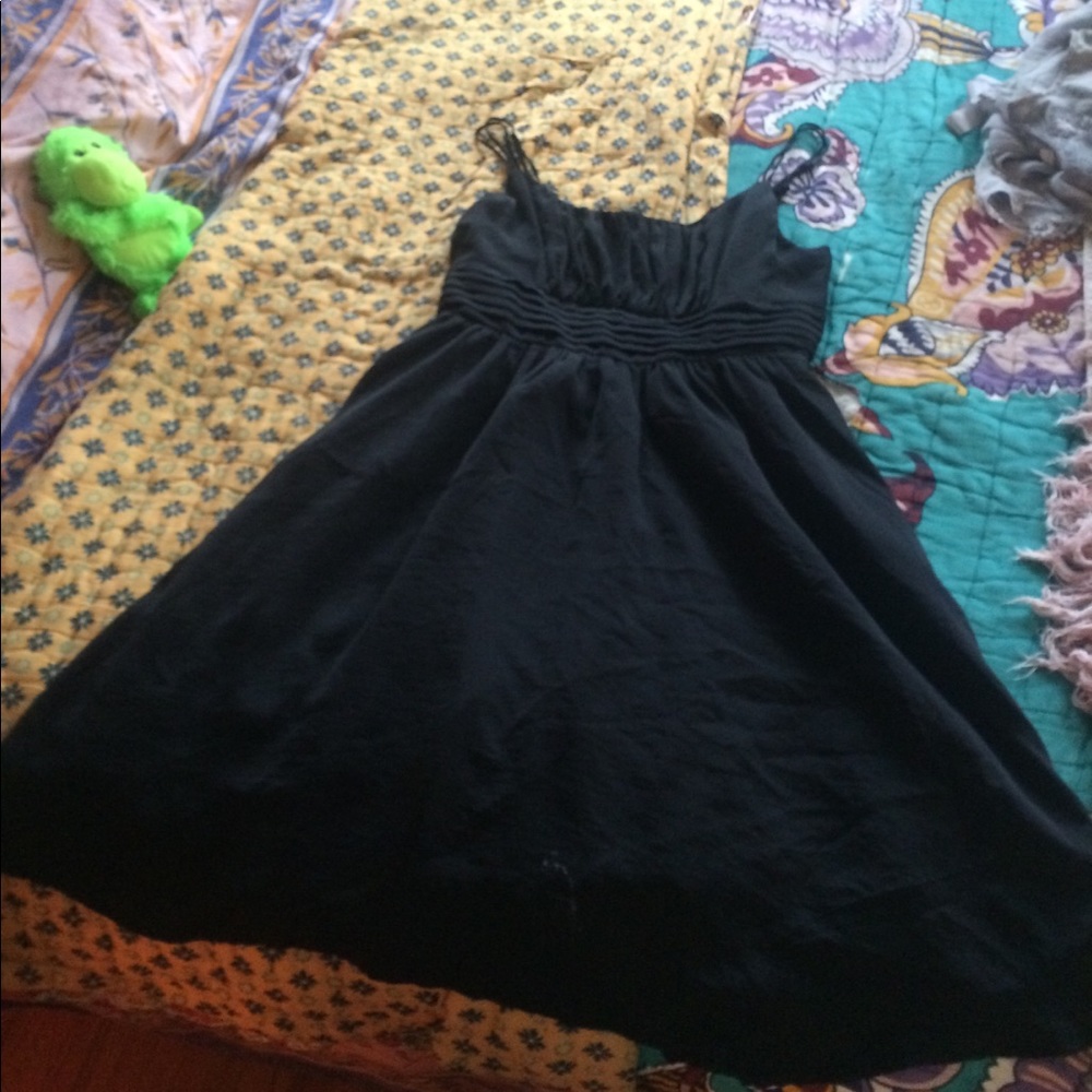 Black dress silk-like 100% polyester