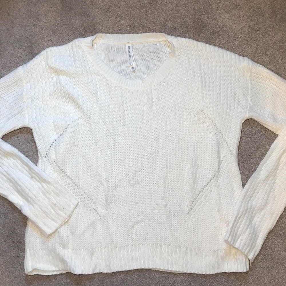 Aeropostale white sweater