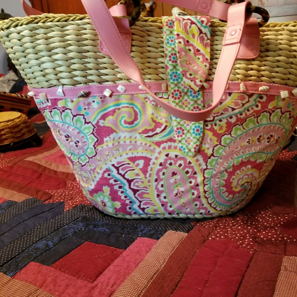 Straw tote - Picture 2 of 2