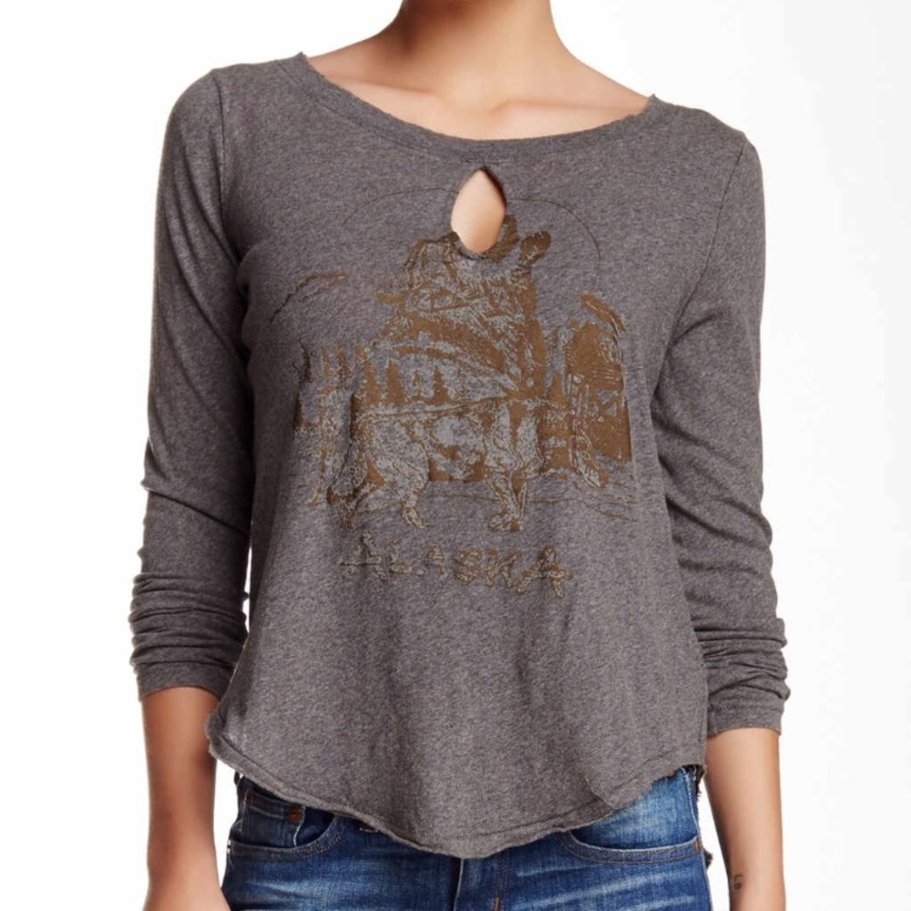 Free People Golden Arrow Tee