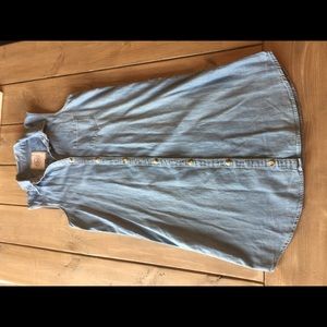 Jean dress with back detail-tag attached