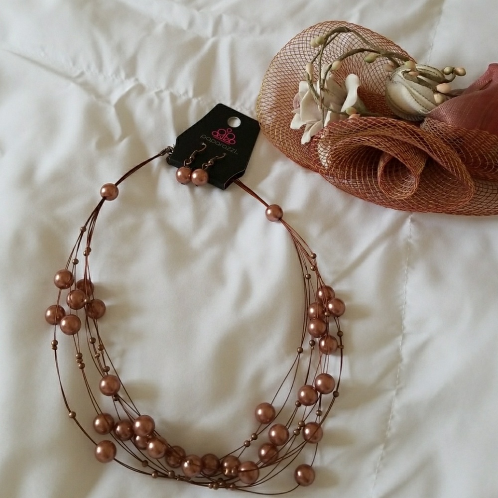 Fun and flirty matching necklace and earrings