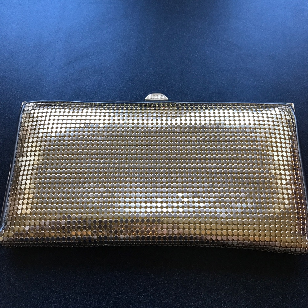 Lodis clutch/wallet gold
