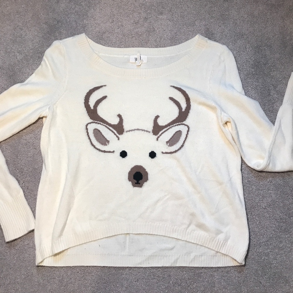 Reindeer graphic sweater