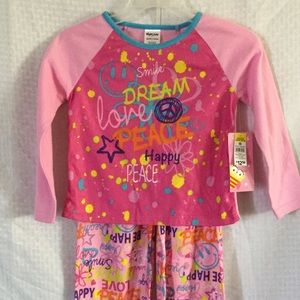 Girls fleece new pajama set size 6X