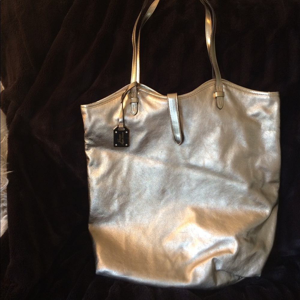 Lauren by Ralph Lauren Gold Lg. Shoulder Bag
