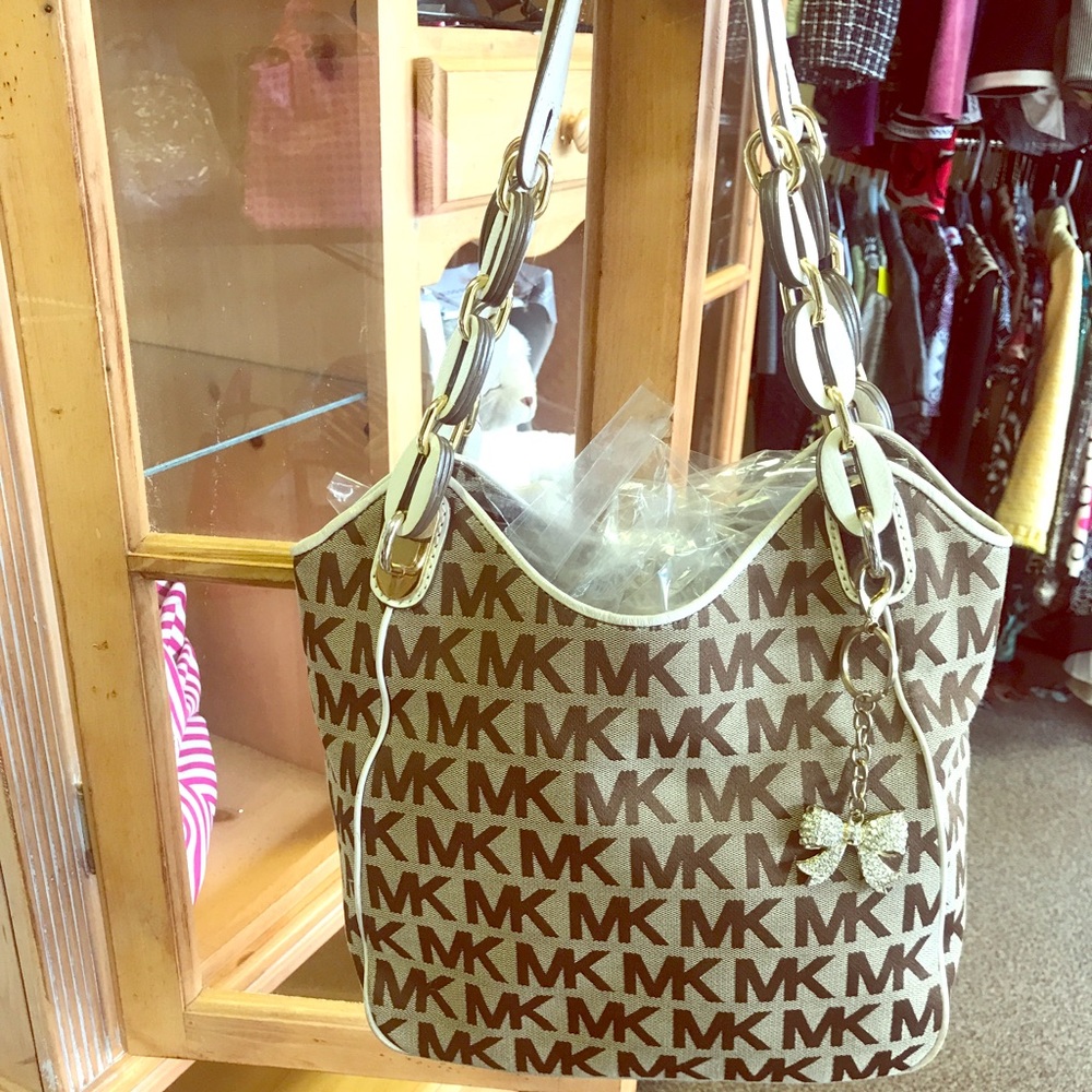 Sand beige/ brown MICHEAL KORS purse