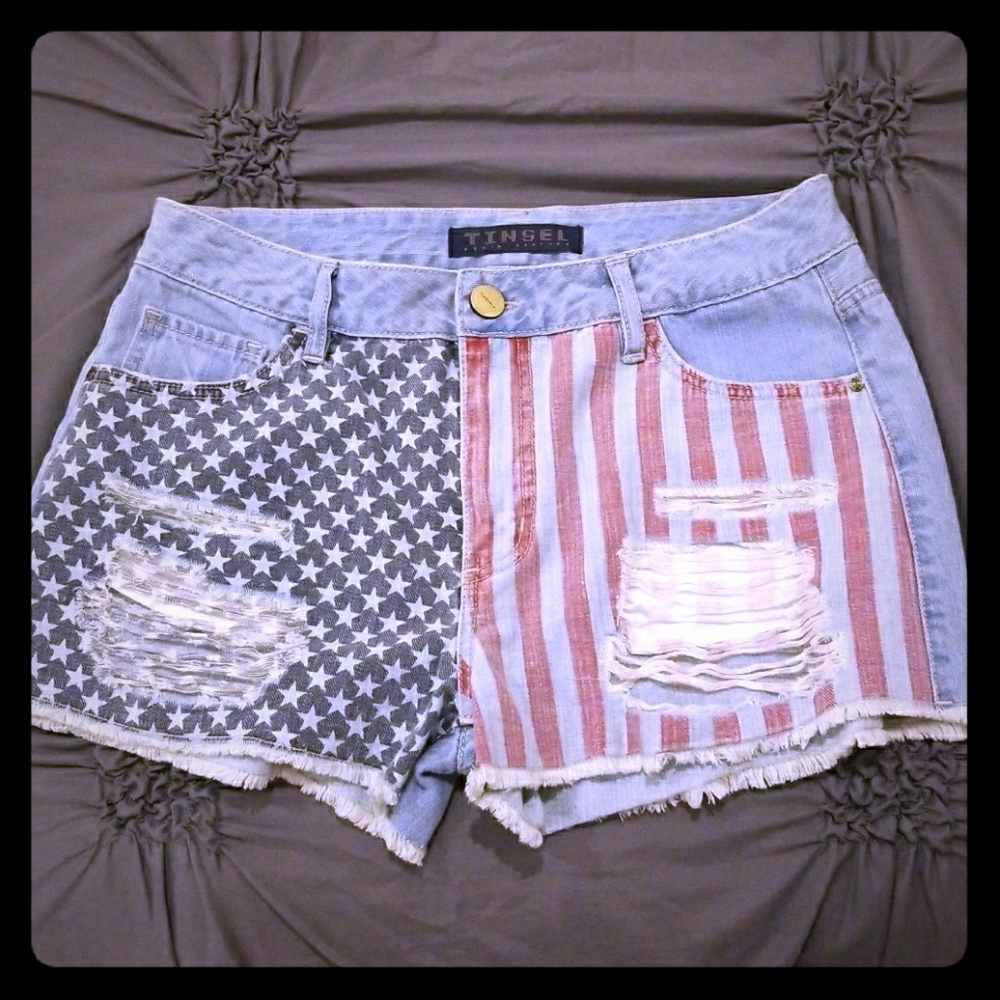 Tinsel couture shorts