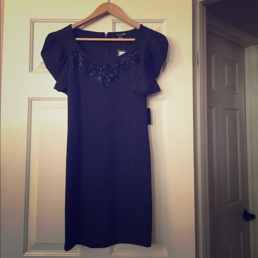 NWT Forever 21 Stretch Embellished Dress M