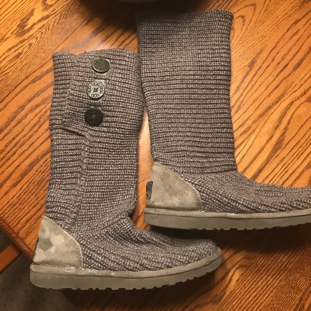 Knit UGG boots