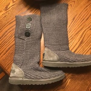 Knit UGG boots
