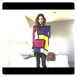 Nasty Gal color block it out sweater dress