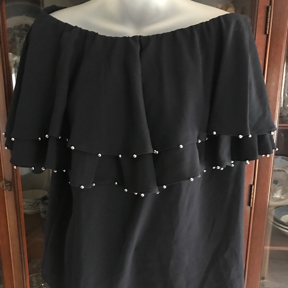 Jennifer Lopez 1X off shoulder top - NWT - Picture 1 of 5