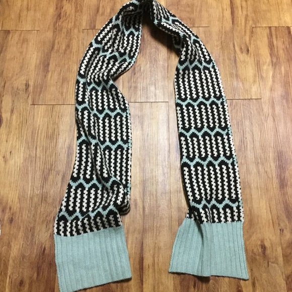 J Crew Lambswool zigzag stripe scarf - Picture 3 of 7