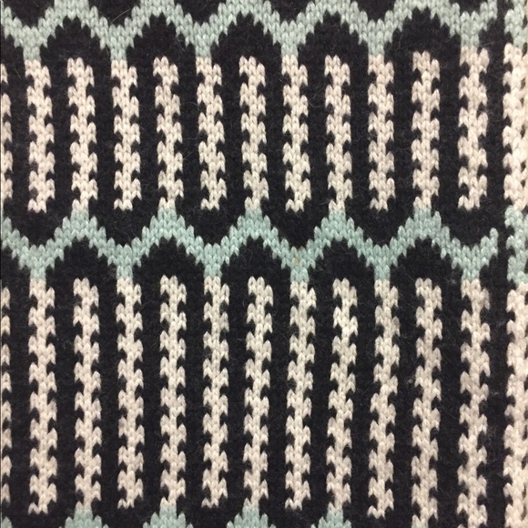 J Crew Lambswool zigzag stripe scarf - Picture 6 of 7