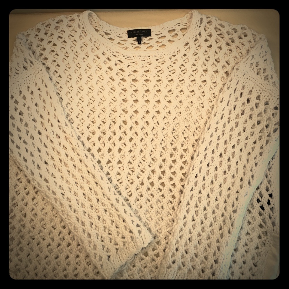 Original Rag and Bones Mallory open weave sweater